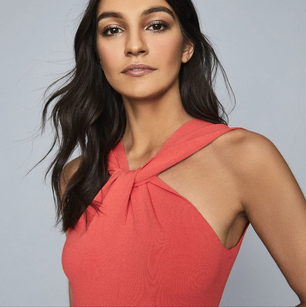 NWT REISS | $290 Sawyer Knit Bodycon Dress - Picture 4 of 8